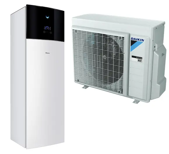 Splitové tepelné čerpadlá Daikin so zabudovaným zásobníkom vody